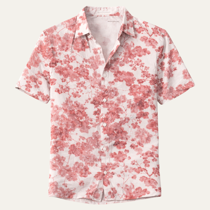 La chemise de plage hawaïenne pour homme à imprimé noix de coco tropical Pinebrook Hill