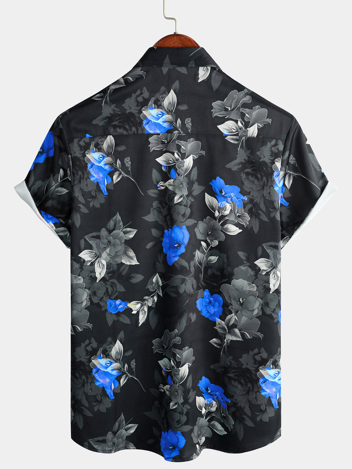 Chemise de plage décontractée à manches courtes pour hommes