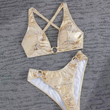 Bikini Boucle Métal Design