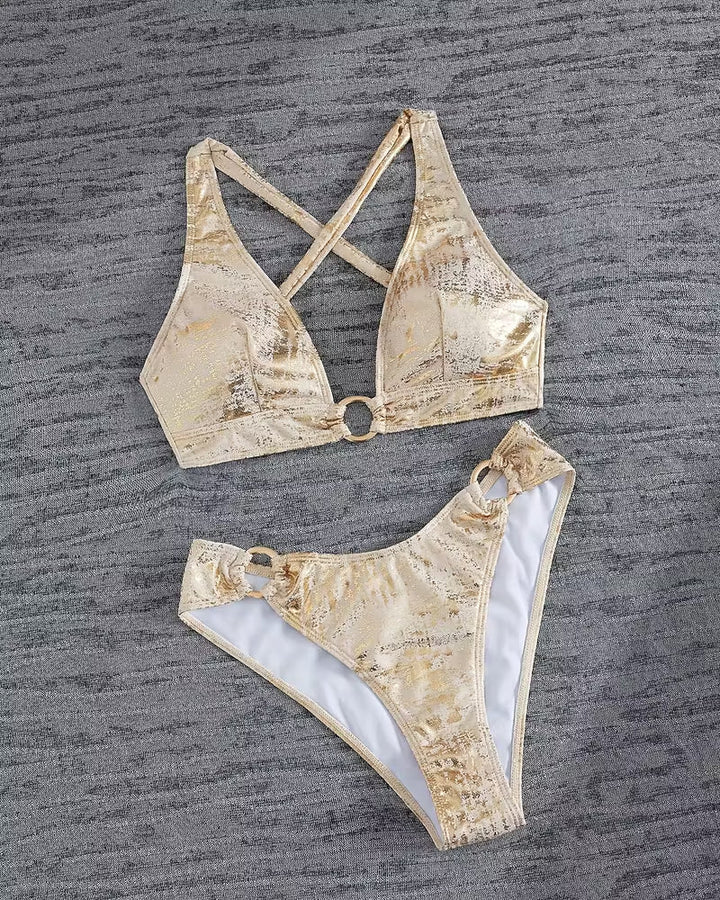 Bikini Boucle Métal Design