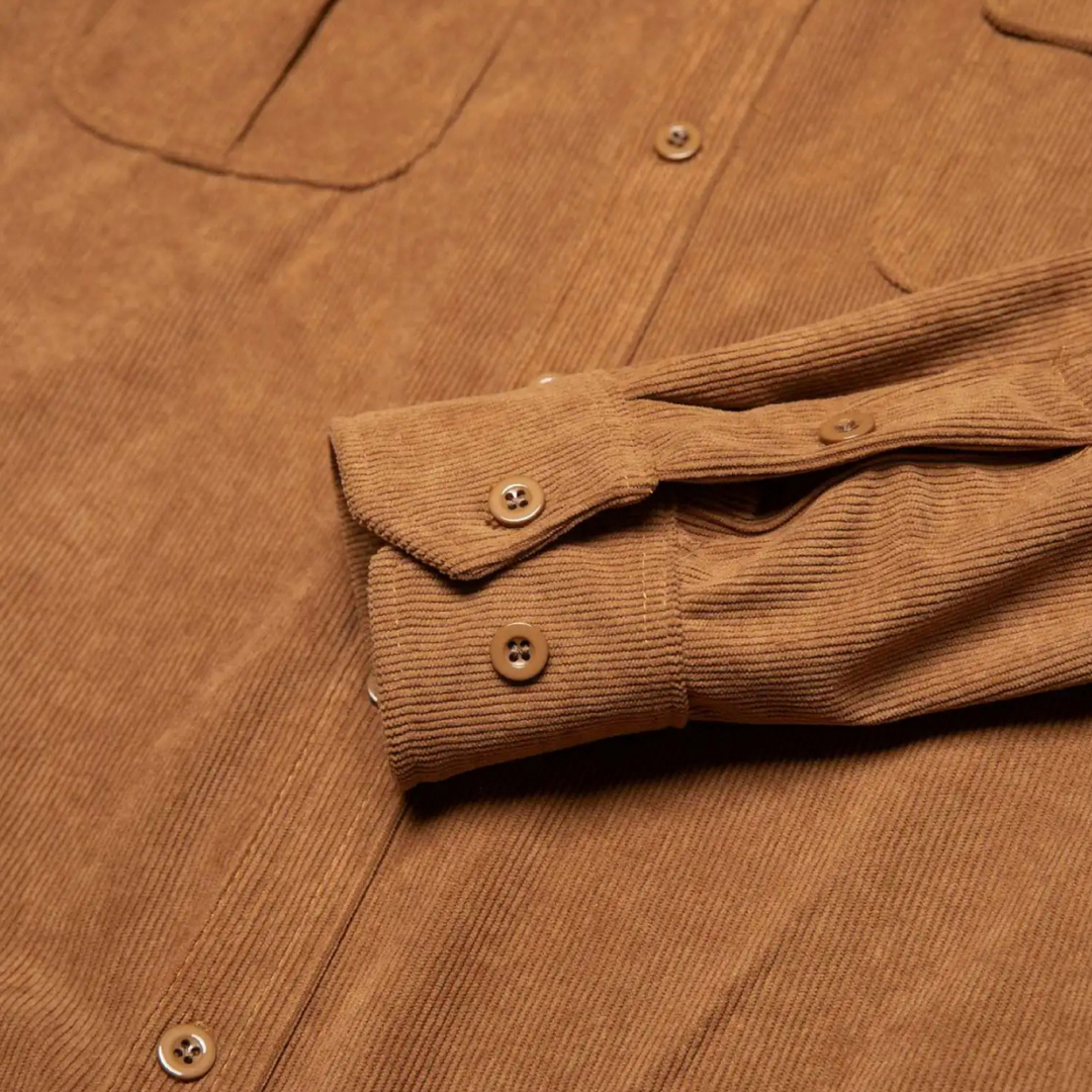 La Chemise Casual en Velours Côtelé pour Hommes Norwick