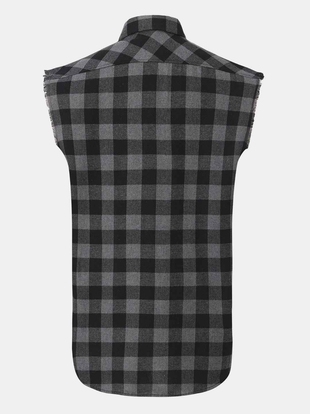 Chemise Homme Décontractée à Carreaux Sans Manches Style Plage