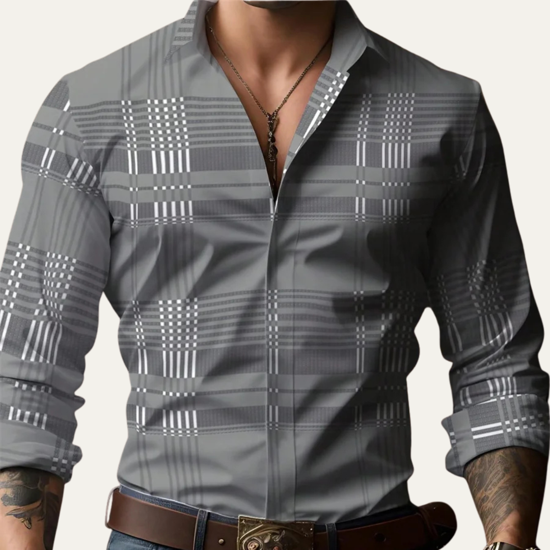 La chemise décontractée à carreaux classique Ashridge pour hommes