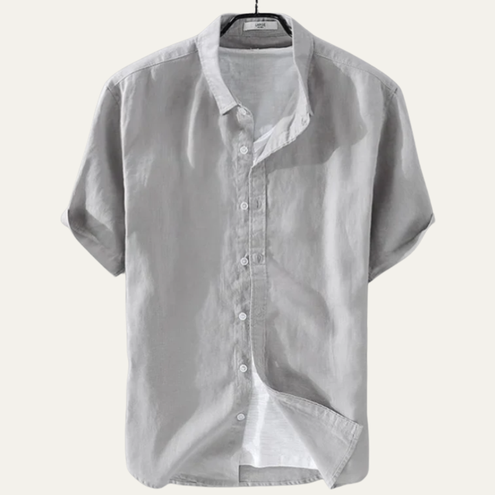 La Chemise Relaxed Fit en Coton Lin Léger pour Hommes Montland