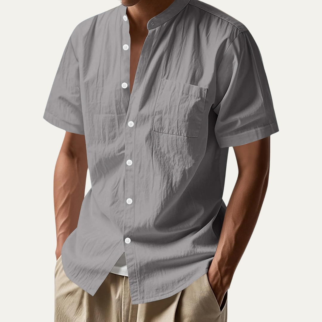 La chemise à boutons en lin léger pour hommes Westmount
