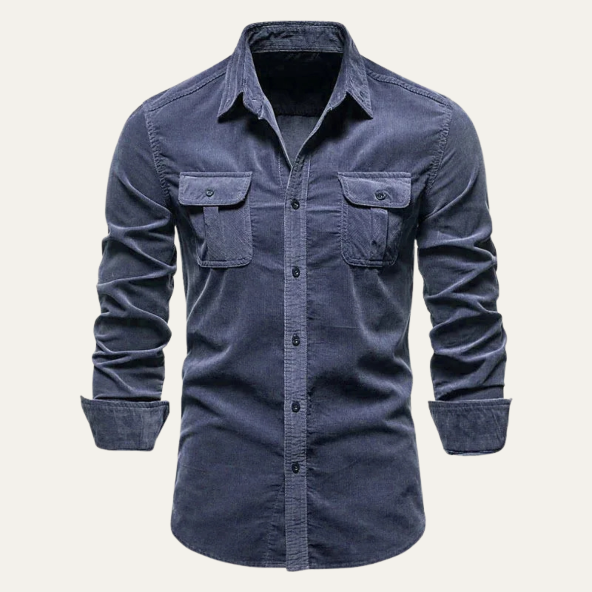 La Chemise Casual en Velours Côtelé pour Hommes Norwick