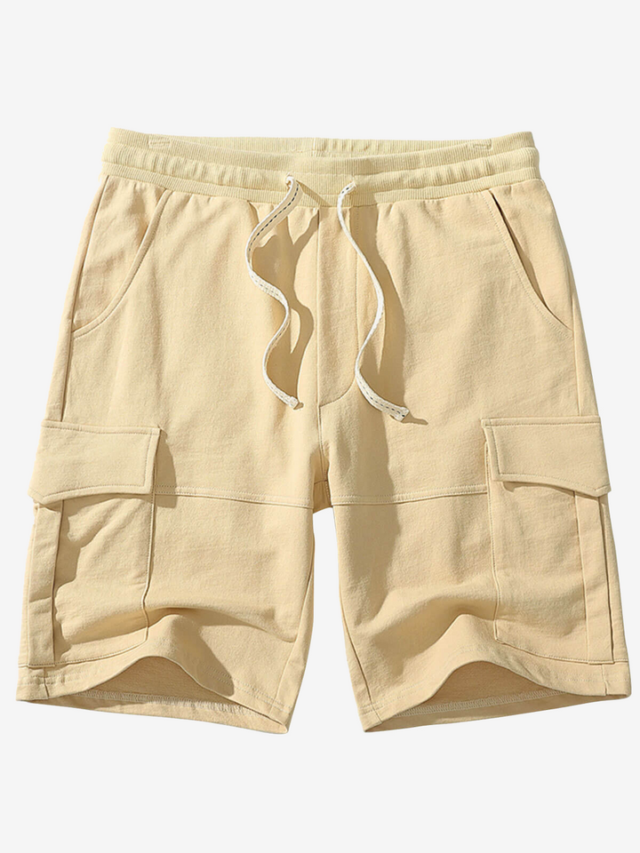 Short de sport en coton pour hommes, pantalon de survêtement Cargo avec poches, loisirs, plage, survêtement