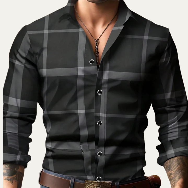 La chemise décontractée à carreaux classique Ashridge pour hommes