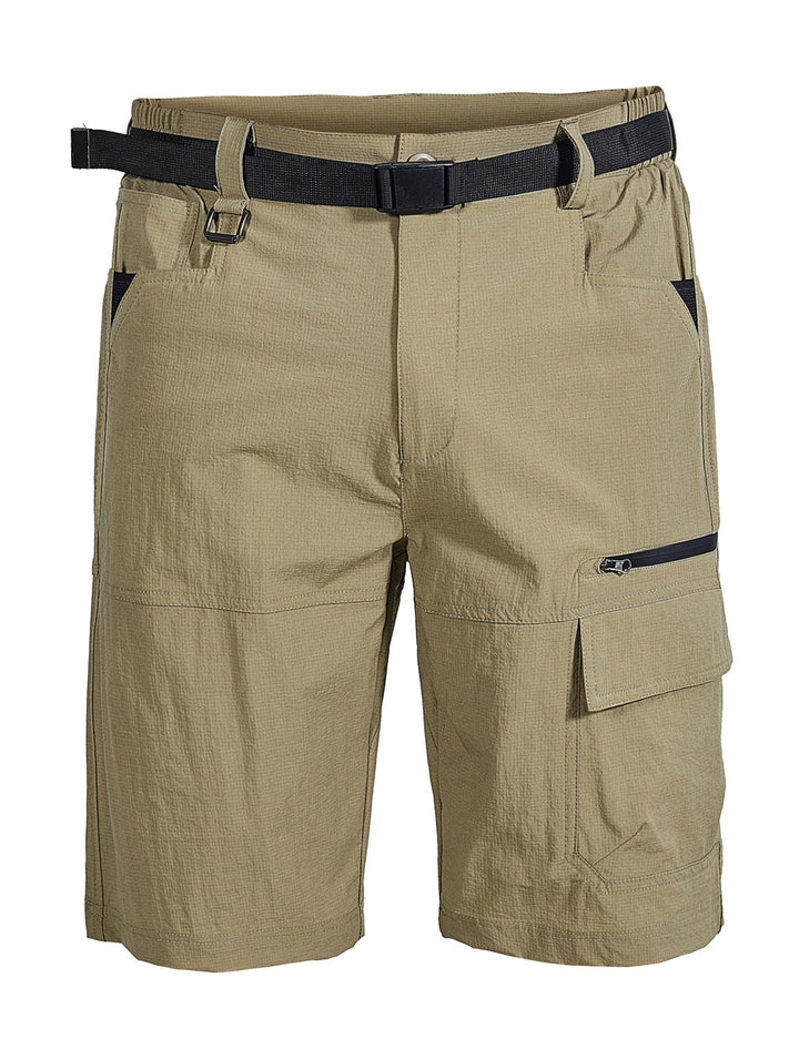 Short cargo léger multi-poches à séchage rapide pour hommes, travail décontracté, randonnée, travail
