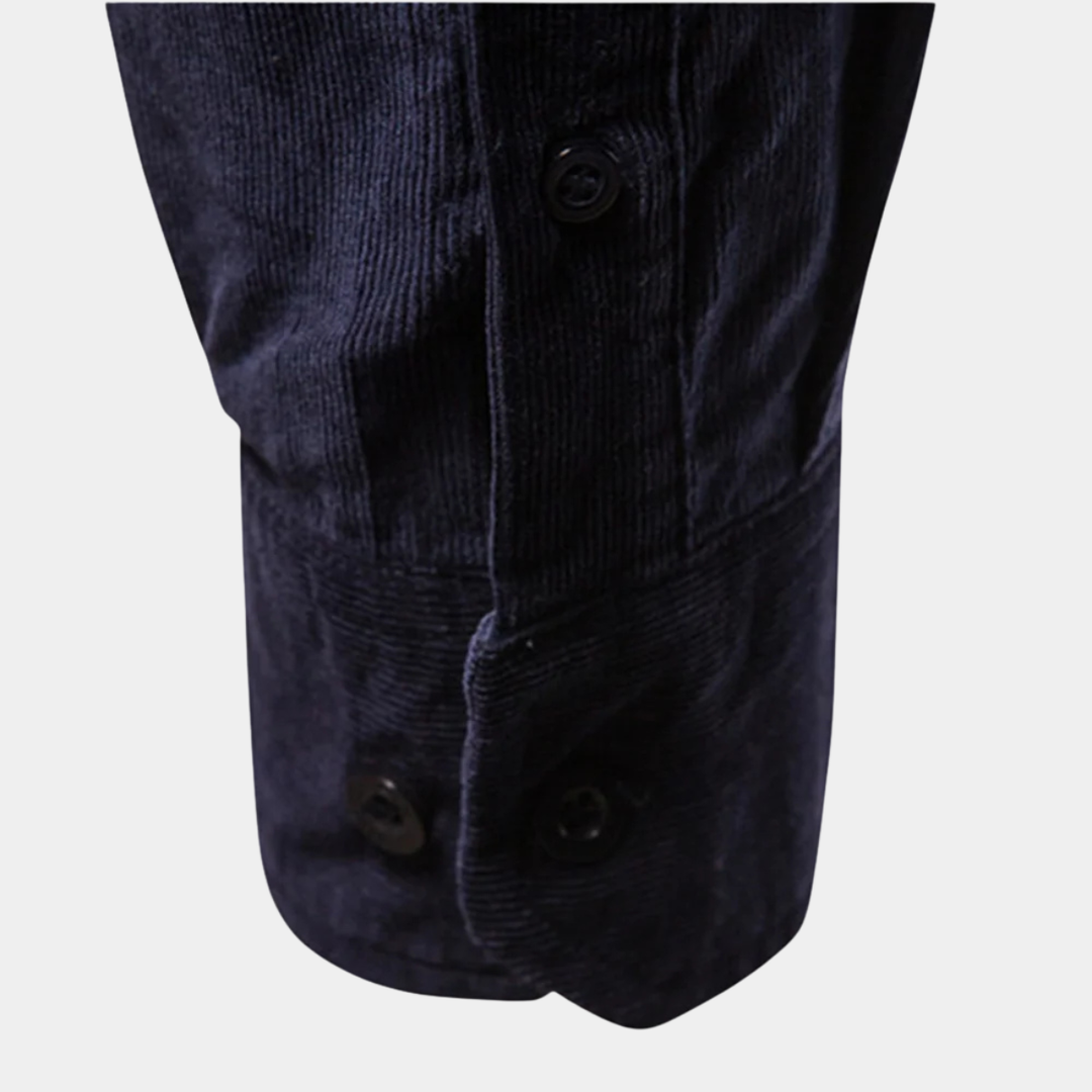 La chemise décontractée en velours côtelé pour homme Lecce