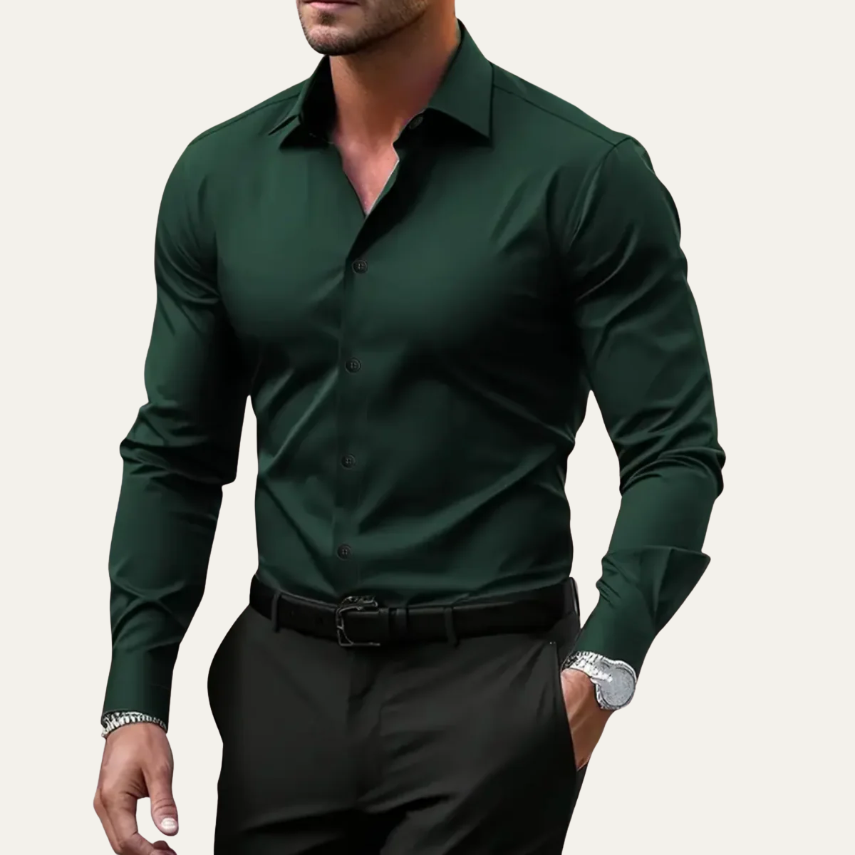 La Chemise de Costume Slim Fit à Boutons pour Hommes Hawthorne