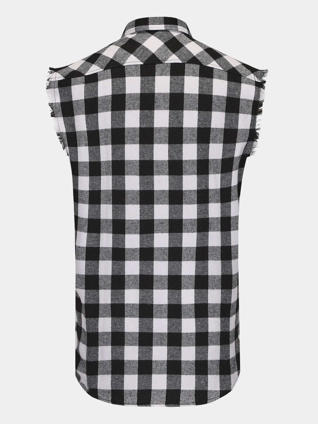 Chemise Homme Décontractée à Carreaux Sans Manches Style Plage