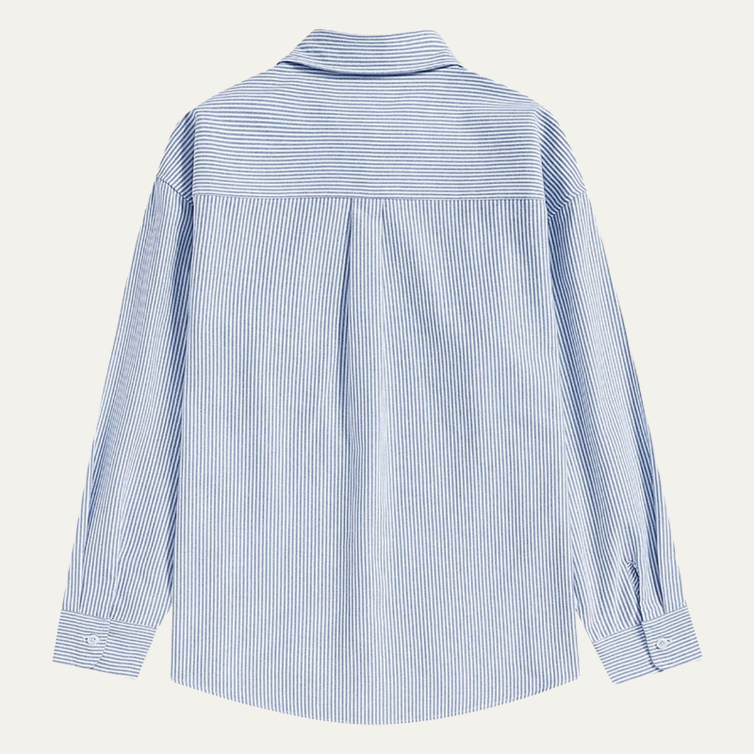 La Chemise Rayée pour Hommes de Tenerife avec Col Classique et Poche