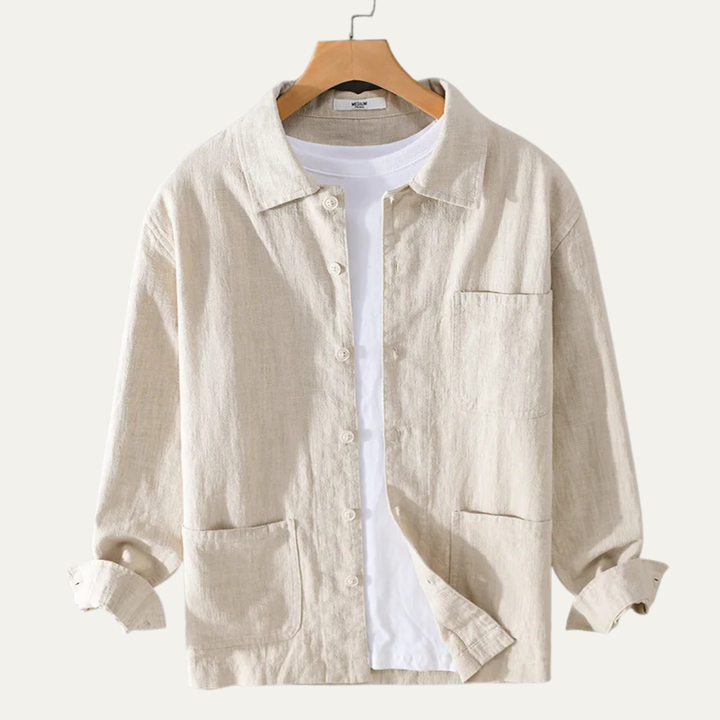 La Veste Chemise en Coton Casual Rétro pour Homme Waterford Ridge