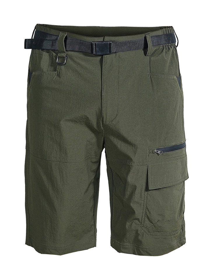 Short cargo léger multi-poches à séchage rapide pour hommes, travail décontracté, randonnée, travail
