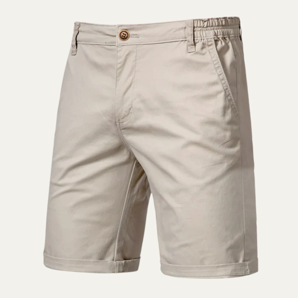 Les Shorts d'Été en Coton Premium à Panneau Plat pour Hommes Roseland