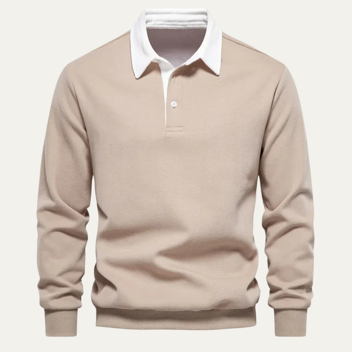 Le Polo à Manches Longues pour Hommes Chelsea – Chemise en Tricot Classique