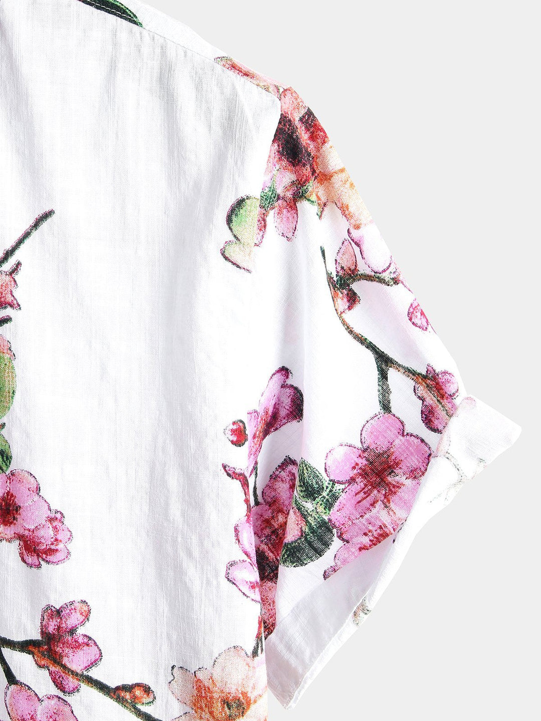 Chemise hawaïenne tropicale en coton floral pour homme