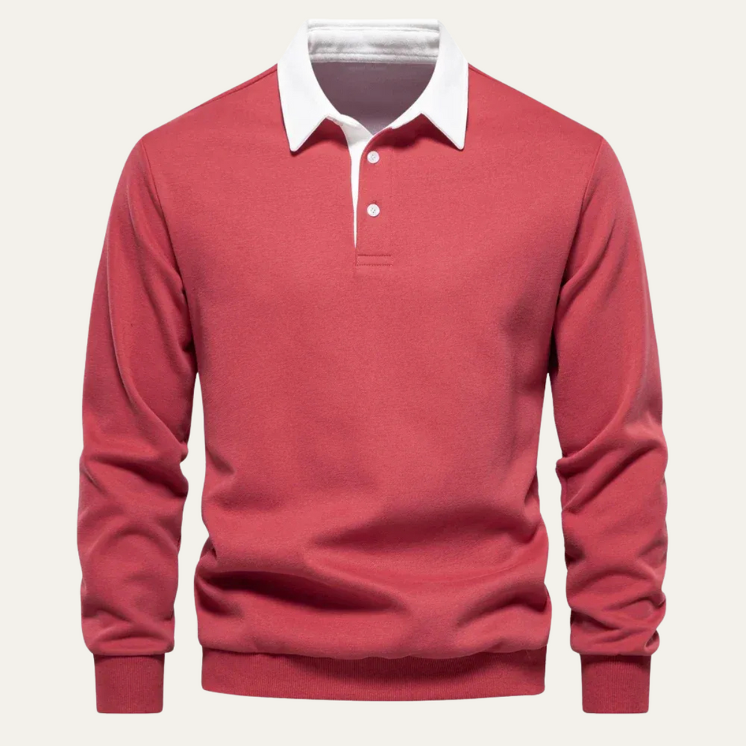 Le Polo à Manches Longues pour Hommes Chelsea – Chemise en Tricot Classique