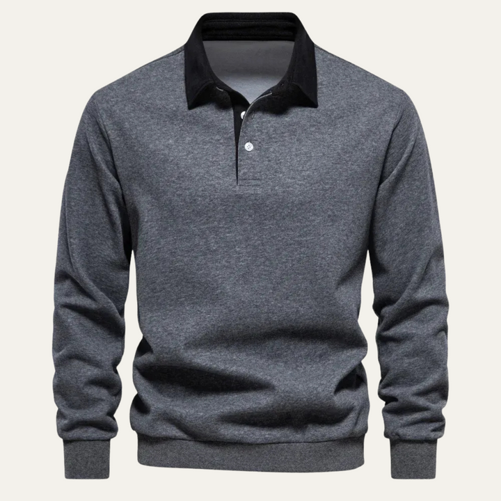 Le Polo à Manches Longues pour Hommes Chelsea – Chemise en Tricot Classique