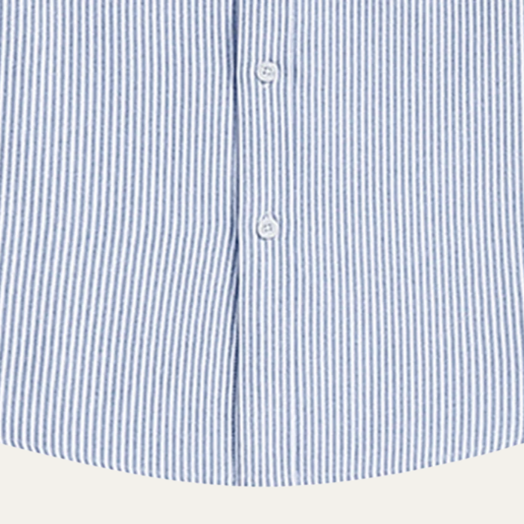 La Chemise Rayée pour Hommes de Tenerife avec Col Classique et Poche