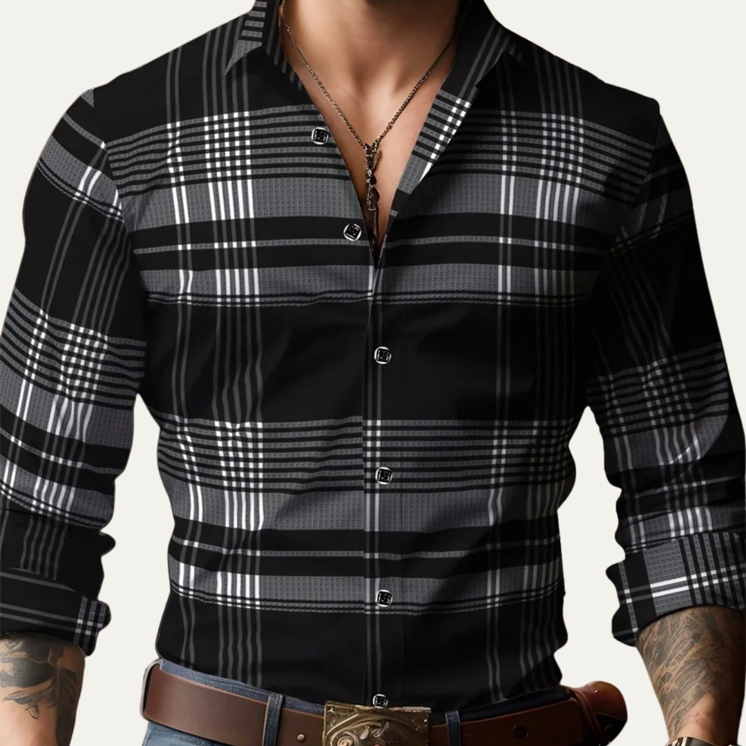 La chemise décontractée à carreaux classique Ashridge pour hommes