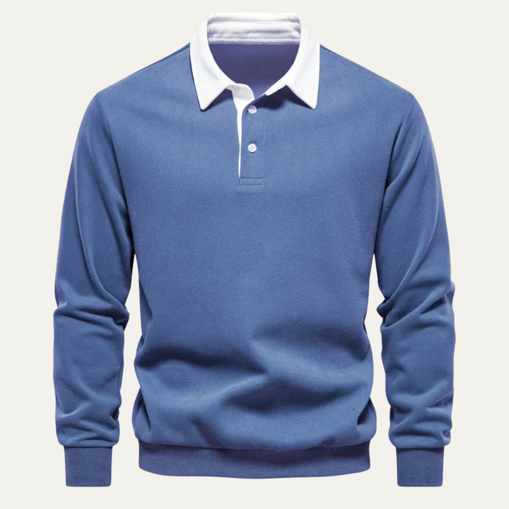 Le Polo à Manches Longues pour Hommes Chelsea – Chemise en Tricot Classique