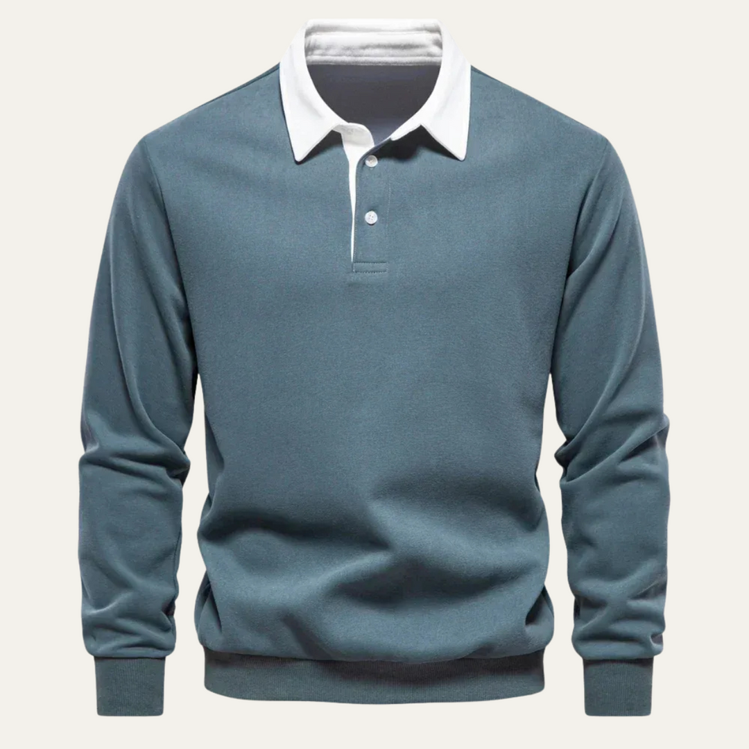 Le Polo à Manches Longues pour Hommes Chelsea – Chemise en Tricot Classique