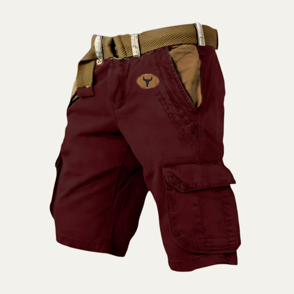 Shorts cargo tactiques multi-poches pour hommes Harrington avec ceinture