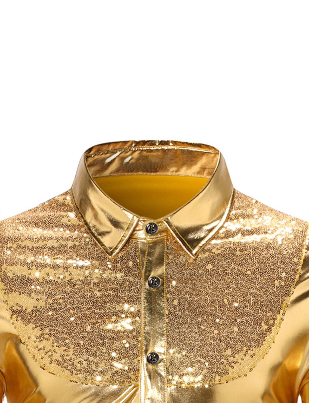 Costume de smoking boutonné brillant de luxe pour hommes, chemise de soirée à manches longues