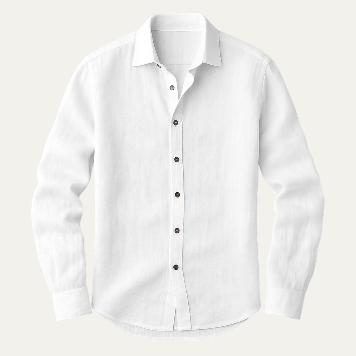 La Chemise en Lin Vintage à Manches Longues Zurich pour Hommes