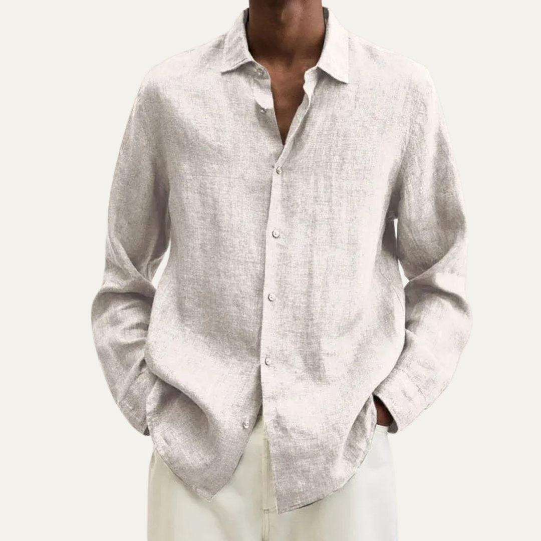 La Chemise Décontractée en Lin à Manches Longues pour Hommes Ridgecrest