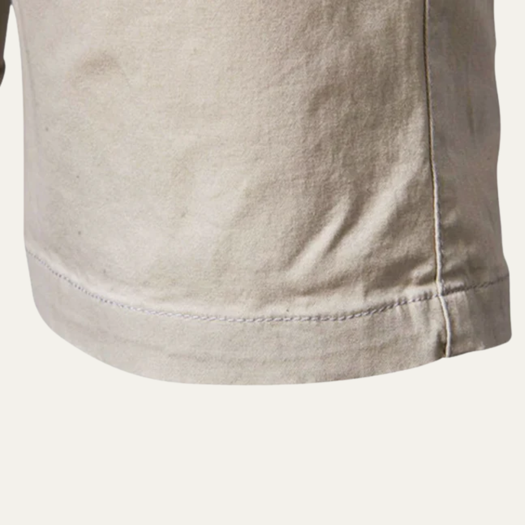 Les Shorts d'Été en Coton Premium à Panneau Plat pour Hommes Roseland