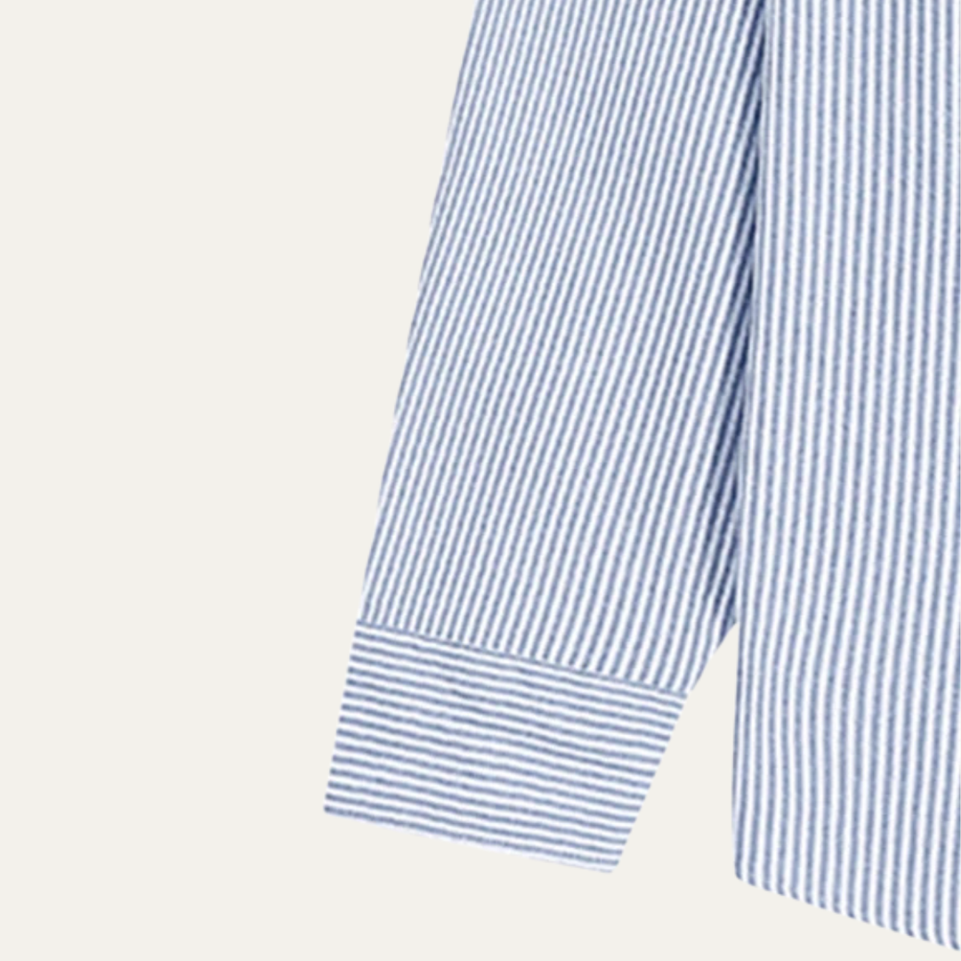 La Chemise Rayée pour Hommes de Tenerife avec Col Classique et Poche