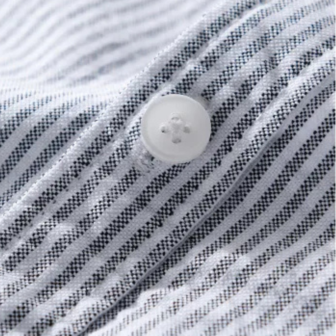 La chemise à rayures fraîches pour homme de Richmond Hill en 100 % coton