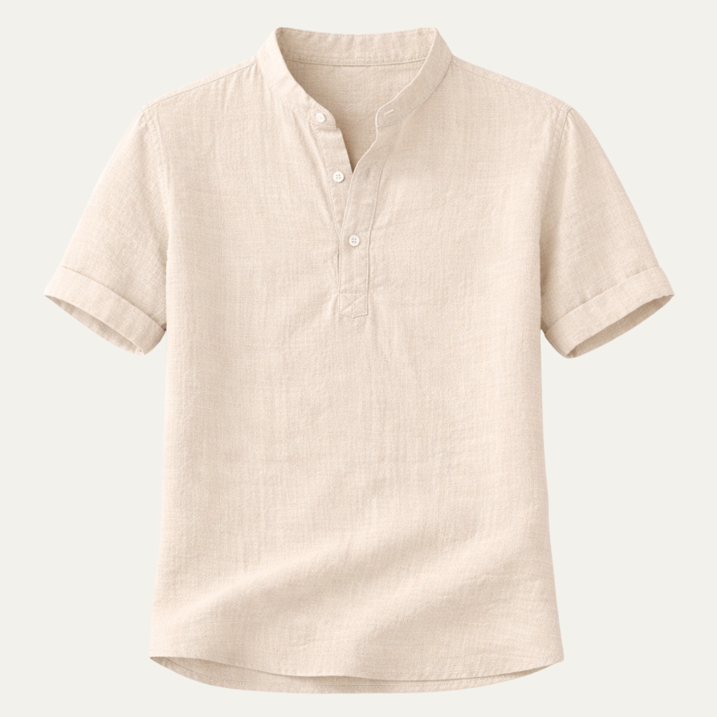 La chemise d'été tendance à boutons en lin léger pour hommes Meadowbrook Ridge