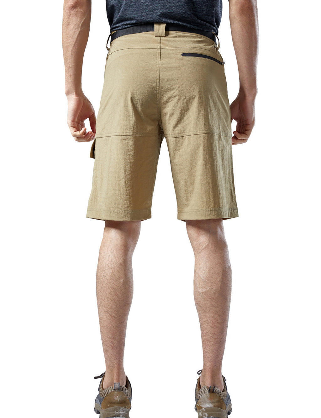 Short cargo léger multi-poches à séchage rapide pour hommes, travail décontracté, randonnée, travail