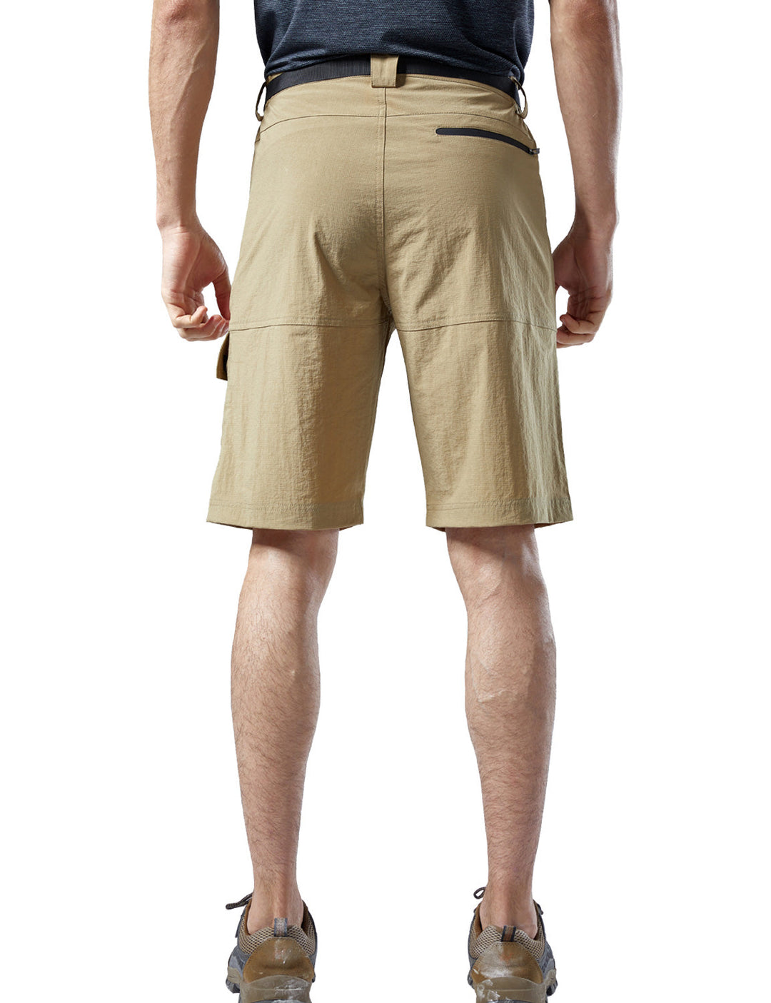 Short cargo léger multi-poches à séchage rapide pour hommes, travail décontracté, randonnée, travail