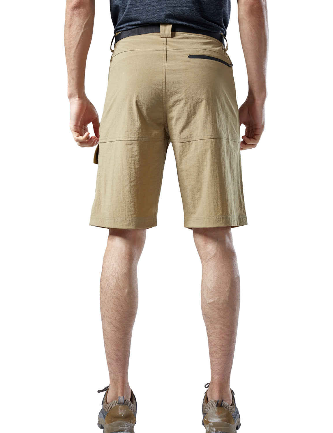 Short cargo léger multi-poches à séchage rapide pour hommes, travail décontracté, randonnée, travail