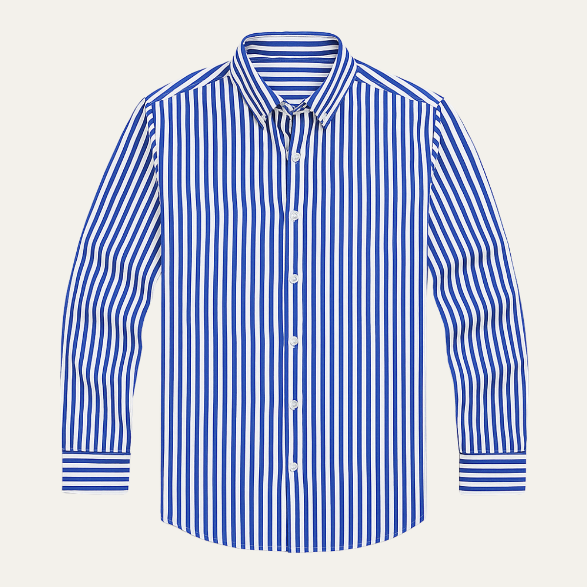 La Chemise en Coton Rayée de Londres pour Hommes