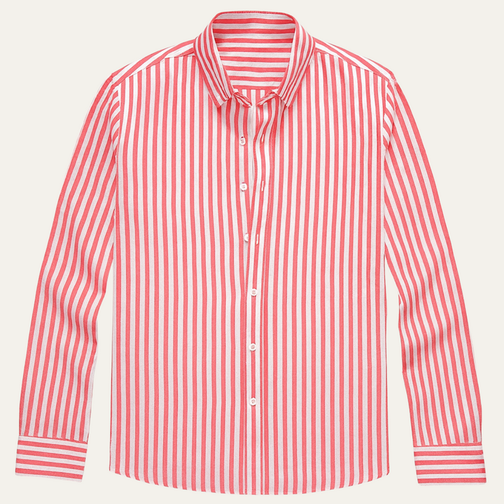 La Chemise en Coton Rayée de Londres pour Hommes