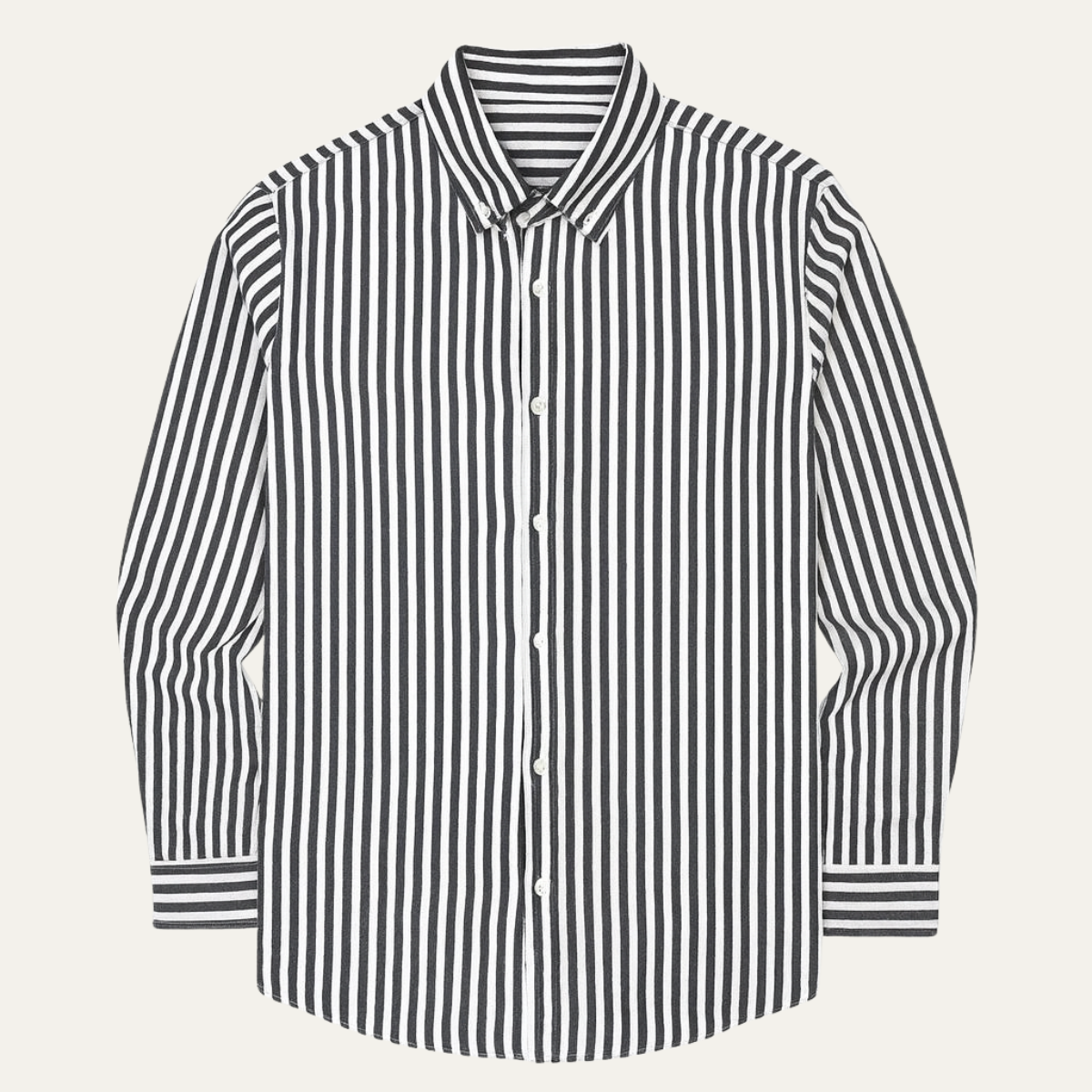 La Chemise en Coton Rayée de Londres pour Hommes