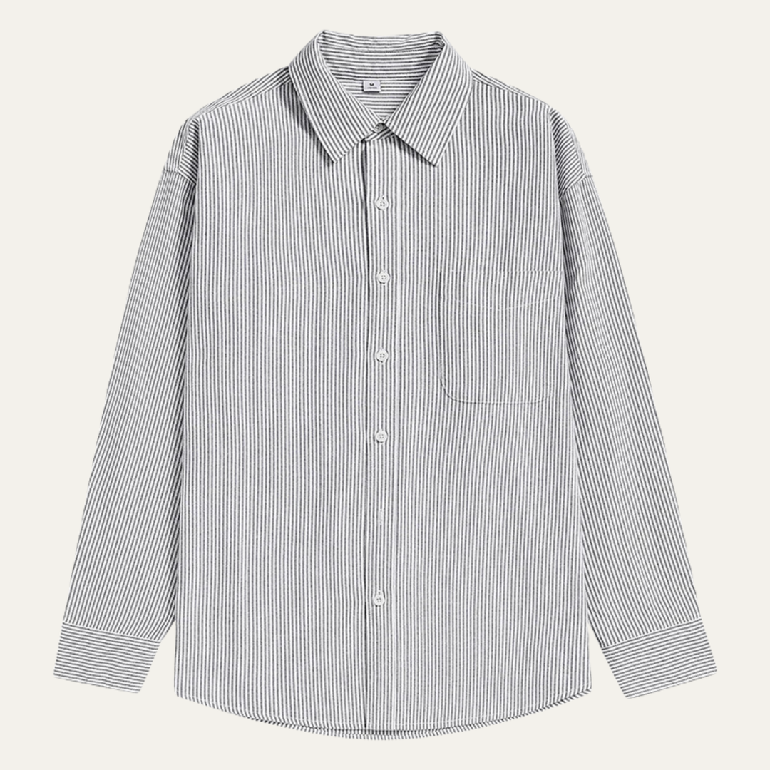 La Chemise Rayée pour Hommes de Tenerife avec Col Classique et Poche