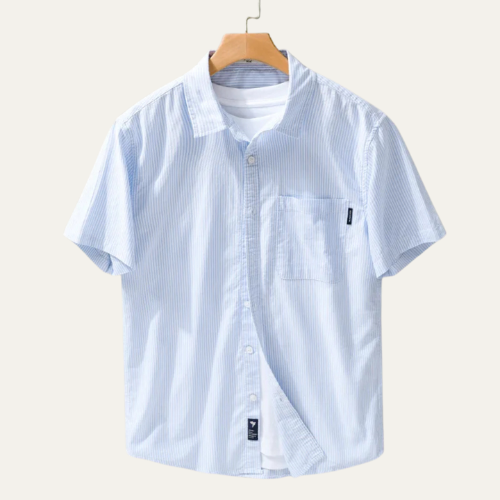La chemise à rayures fraîches pour homme de Richmond Hill en 100 % coton