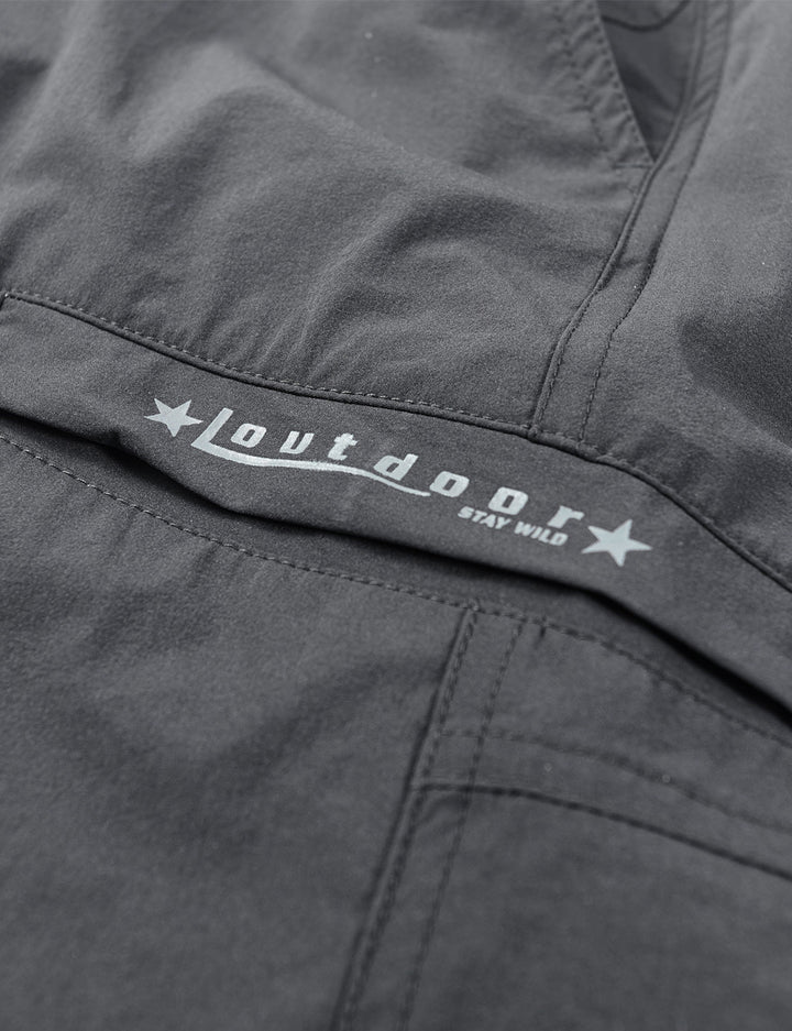 Short cargo décontracté à séchage rapide pour hommes, travail de randonnée, multi-poches, extérieur