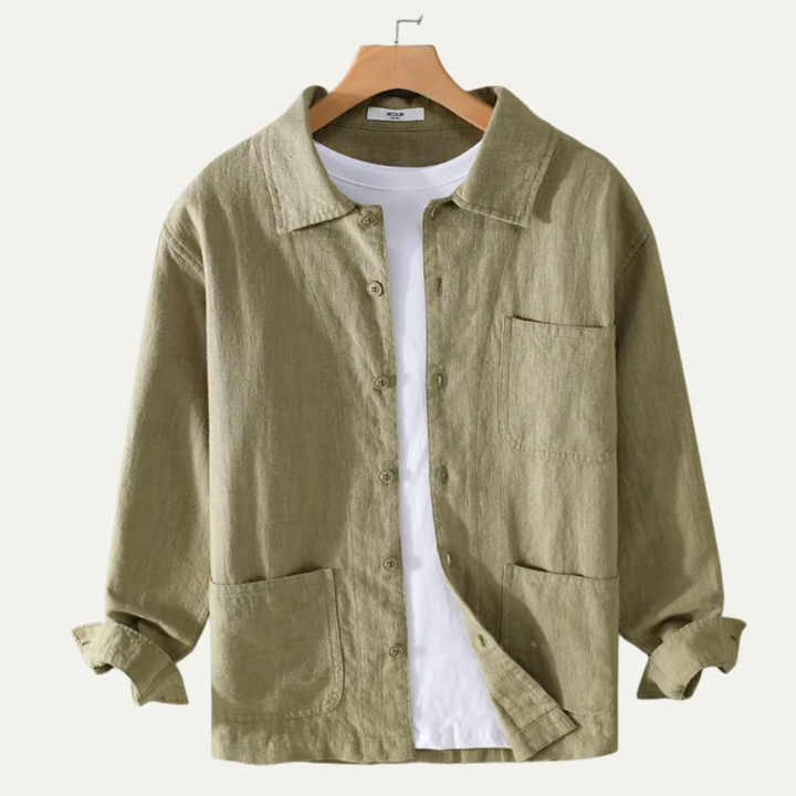 La Veste Chemise en Coton Casual Rétro pour Homme Waterford Ridge