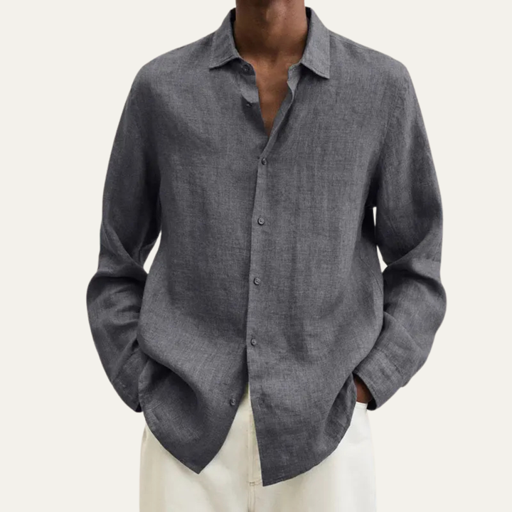 La Chemise Décontractée en Lin à Manches Longues pour Hommes Ridgecrest