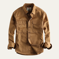 La Veste Chemise Cargo Vintage en Toile pour Homme Bellwood