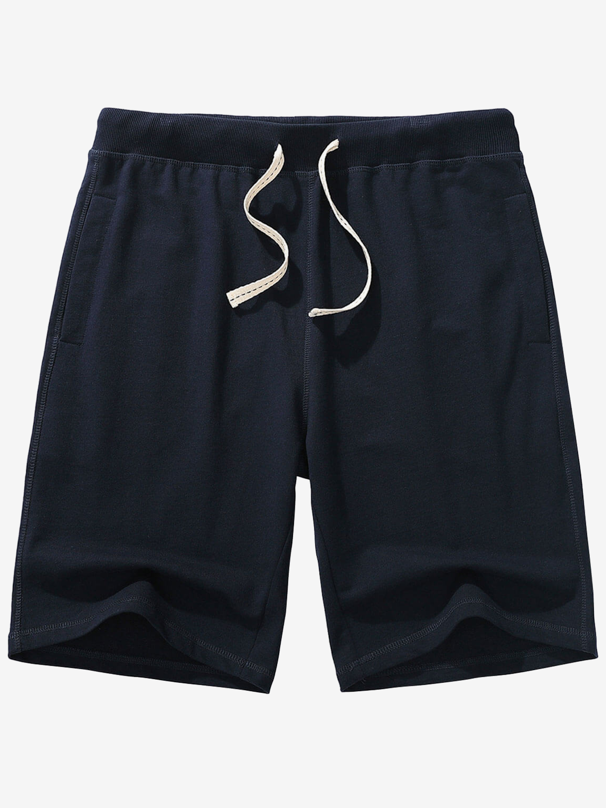 Pantalons de survêtement en coton pour homme, décontractés, d'été, en couleur unie, respirants, courts