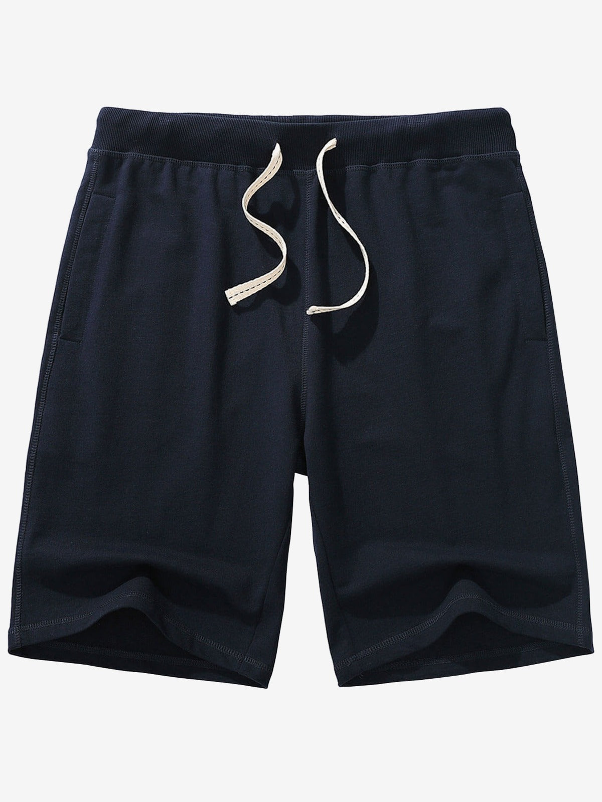 Pantalon de survêtement en coton pour hommes, décontracté, couleur unie, respirant, Sport court, été